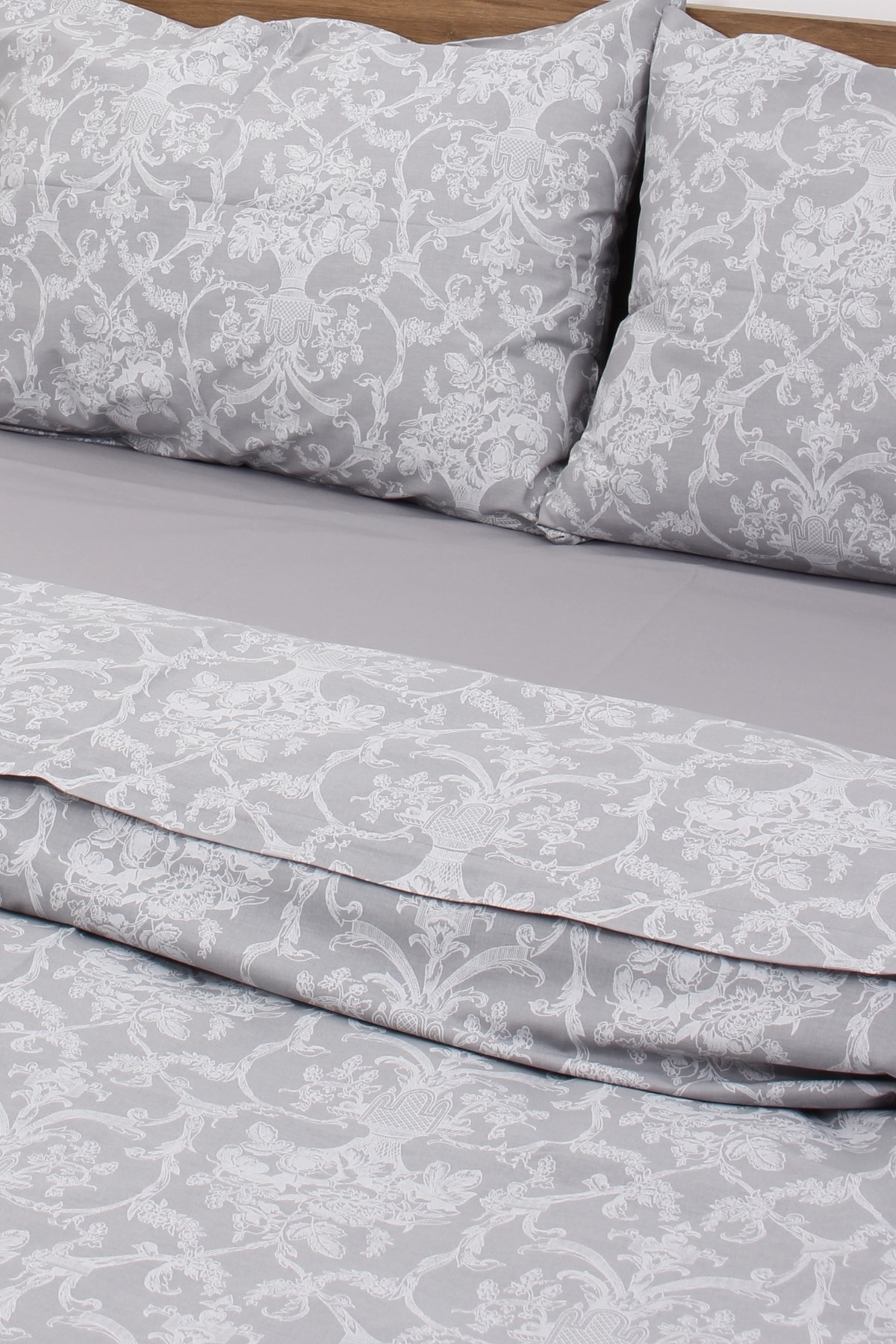 Gri English Home Çift Kişilik Nevresim Takımı - Görsel 2