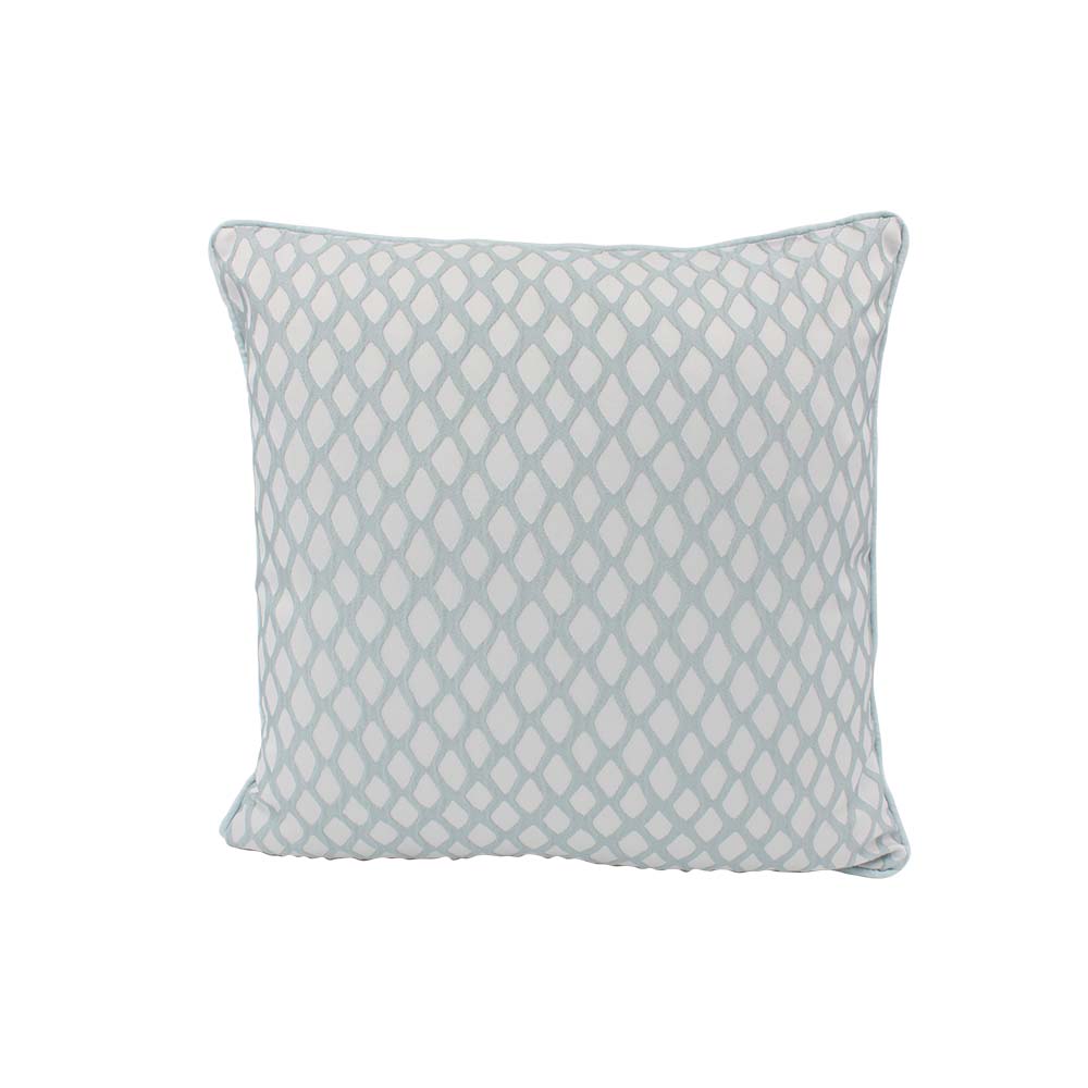 Geometrik Desen Mavi 40*40 Kırlent Kılıfı